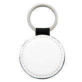 Round - PU Leather Keyring